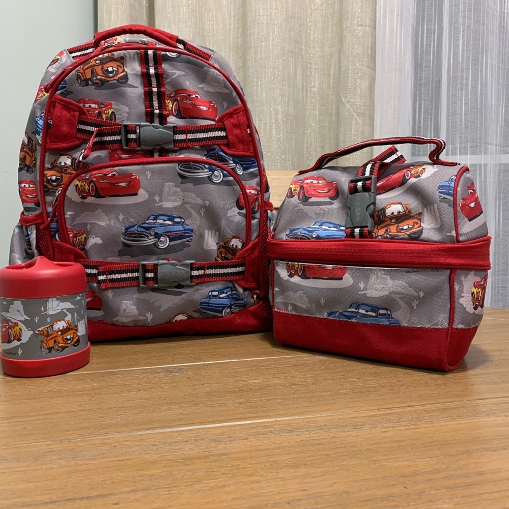Pottery  barn kids large backpack and lunch set